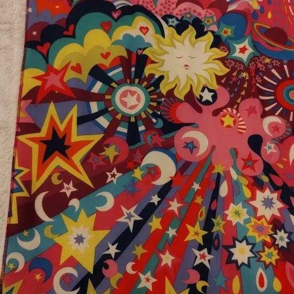 RARE Lush Cosmetics Twilight Knot Wrap - Approximately 27“ x 28“ - Scarf Bandana - Picture 3 of 8